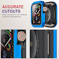 Pikkukuva 4 / 6: Alumiininen puskuri Metallikotelo suunniteltu Apple Watch Series 7 /8 45mm, Kestävä suojakotelo iskunkestävä TPU