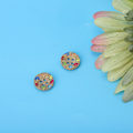 Miniatyrbilde 9 av 10: 100 stk fargerike runde kokosnøttknapper 12,5 mm DIY syhåndverk knapper klestilbehør 2