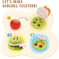 Pikkukuva 3 / 8: Kitchen Creations Leikkielintarvikkeet Playdough -setit lapsille. Esikouluikäisten leikkileipomo Play Dough -setit lapsille, lahja pojille ja tytöille 50 työkalua, 5 yhdistelmäväriä