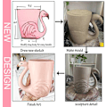 Miniatyrbilde 4 av 6: 16 oz Søt Rosa Kaffekopp Keramisk Flamingo Gave Unike Kopper Morsdagsgave til Kvinner Hennes Bestemor Pen Kopp Morsom Kaffekopp Funky Xm