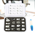 Miniatyrbillede 5 af 10: 16 stk. husholdnings multifunktionel strygejern symaskine tilbehør trykfod sæt fletning kit