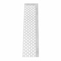 Miniatyrbillede 10 af 10: Rhinestone Maleri Lineal i Rustfrit Stål Tomme Gitre Point Drill Pen Lineal til 5D DIY136MM