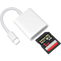 Miniatyrbild 1 av 5: 2 st USB C SD-kortläsare, Tiansong Memroy-kortläsare Trail Camera Viewer för Android Type C OTG-enhet Bärbar SD-kortadapter för MacBook Air/Pro