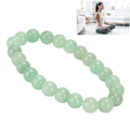 Miniatyrbillede 2 af 7: Elegant perlearmbånd med diameter 8mm strækbar naturkrystalarmbånd til unisex meditation dekompression gave Green Aventurine