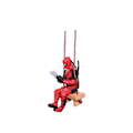 Miniatyrbillede 1 af 4: Deadpool-biltilbehør, tilbehør til bilens bakspejl, sjove biltilbehør, til kontor, hjem, hængende mikrolandskabsindretning, gave