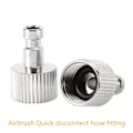 Miniatyrbilde 10 av 10: 1 / 8in Airbrush Hurtigkobling Plugger Kobling Luft Slange Adapter HighQ