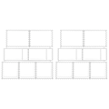 Miniatyrbilde 1 av 10: 2 stk. Metallskjærende stensil stempelramme DIY Scrapbooking Embossing Papirkort Mal