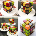 Miniatyrbillede 4 af 5: 3D firkantet silikoneform firkantet mousse kage bageform dessertforme til cheesecake/gele/brownie/ (15-hulrum)