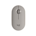 Miniatyrbillede 1 af 8: Logitech M350 Pebble trådløs mus med Bluetooth eller 2,4 GHz-modtager, lydløs, slank computermus med stille klik Grey