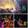 Miniatyrbild 6 av 7: Uggla Gåvor 3D Uggla Lampa, Touch & Fjärrkontroll - 16 Färger Cha