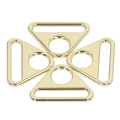 Miniatyrbilde 5 av 6: 10 stk justerbar spenne 38mm sinklegering materiale multifunksjonell lett bærbar bagasjetilbehør Light Golden