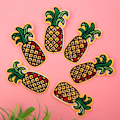 Miniatyrbillede 9 af 9: 10 stk. DIY håndlavede madform syning broderi stof patches tøj tilbehør (ananas)