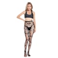Miniatyrbild 1 av 5: Fiskenät Blommiga Strumpbyxor Strumpbyxor Leggings A043