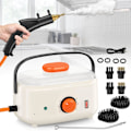 Miniatyrbilde 1 av 6: 2500W håndholdt damprenser, 1500 ml høytrykksdamper for rengjøring, multifunksjonell bærbar damprenser for hjemmebruk, damprenser for bilpleie U Cream-1500ML Water Tank