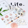 Miniatyrbilde 6 av 8: 20 ruller/sett dekorativ selvklebende tape Scrapbooking klistremerke Maskeringstape DIY håndverk (C01089)