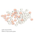 Miniatyrbild 8 av 8: 50 st 4 mm heta diamanter praktiska bländande kläder DIY tillbehör glasmaterial (transparent)