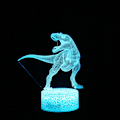 Miniatyrbild 6 av 8: 3D LED-skrivbordslampa nattlampa RC fjärrkontroll 7 färger ändras