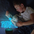 Miniatyrbillede 4 af 8: Tog 3D Gave Lampe, Attivolife Illusion Hologram Natlampe med Timer Fjernbetjening 16 Farver Skiftende