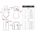 Miniatyrbillede 4 af 5: Floral Print Midi Sexy Swing Kjole Stribet Kjole (Hvid M)