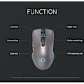 Miniatyrbild 6 av 7: Trådlös bluetooth-mus laddning dual-mode bärbar dator skrivbord c