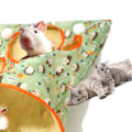 Miniatyrbild 5 av 5: Kattunnel Väska Fällbar Interaktiv 5 Hål Crinkle Ljud Tunnel Husdjur Borr Hink med Plyschbollar för Katter Kattungar Hedgehog