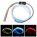 Miniatyrbilde 4 av 11: 47 tommers 12V Universal RGB Flytende LED Bil Bakluke Bakluke Stripe Lys Brems Kjøring Svingsignal