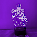 Miniatyrbild 4 av 8: Power Rangers 3D LED-nattlampa