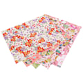 Miniatyrbild 3 av 10: 10 st Japansk stil bomullstyg Blommönster Quilttillbehör för DIY Handmades Väskor Dockkläder 25x20cm