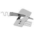Miniatyrbillede 7 af 8: Dobbelt flad sømmer folder vedhæftet tape binder til hjem industri symaskine 32mm