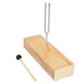 Miniatyrbilde 5 av 10: 256HZ stemmegaffelinstrument for fysisk akustikkeksperiment med trebase