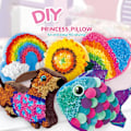 Miniatyrbillede 6 af 6: Pude DIY-sæt Kunst og Håndværk Ingen Syning Krævet til Fødselsdagsgave Begyndere Rainbow Cloud
