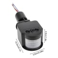 Miniatyrbild 2 av 4: Utomhus PIR DC 12V Automatisk Infraröd PIR Rörelsesensor Swit