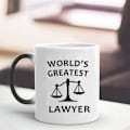 Miniatyrbillede 4 af 4: Advokat Kaffe Krus Morgenmad Krus Sjov Kaffe Krus 11 Ounces Inspirerende Og Mot