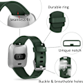 Pikkukuva 3 / 5: Älykellon ranneke sopii Fitbit versa älykellolle, versa 2 ja versa Lite se -kelloille naisille ja miehille (Oliivi-S)