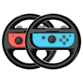 Miniatyrbild 1 av 2: Nintendo Switch Racing Wheel Controllers för Joy-Con - Gamin Black