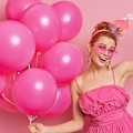 Miniatyrbillede 4 af 7: 129 stk. Hot Pink Balloner Latex Magenta Balloner Forskellige Størrelser 18 12 10 5 Tommer Fest Ballon Kit til Valentinsdag Fødselsdag Baby Shower Bryllup Pr Hot Pink