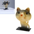 Miniatyrbilde 1 av 5: Tegneserie Katt Briller Stativ Innovativ Søt Håndlaget Brille Display Holder for Hjemmekontor Skrivebord