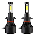Pikkukuva 4 / 9: 2 kpl LED-ajovalot Auton ajovalot Lamppu 12V 24V 6500K