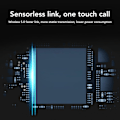 Miniatyrbild 5 av 6: Bluetooth-högtalare multifunktionell IPX5 vattentät stark bas stereoljud handsfree-samtal bärbar trådlös högtalare för hemresa fest Red