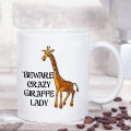 Miniatyrbillede 3 af 5: Giraf Kaffe Krus Morgenmad Krus Sjov Kaffe Krus 11 Ounces Inspirerende Og Mo