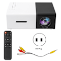 Miniatyrbild 1 av 10: LED-projektor Mini Handheld Protable YG300 med multifunktionsgränssnitt Filmverktyg