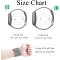 Pikkukuva 6 / 6: Älykellon ranneke sopii Fitbit versa älykellolle, versa 2 ja versa Lite se -kelloille naisille ja miehille (Harmaa-L)