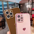 Miniatyrbild 5 av 5: Kompatibel med iPhone 12 Pro Max Skal Kärlek Hjärta Plätering B