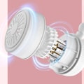 Miniatyrbillede 3 af 5: Bærbar Halsventilator Bladløs Halsventilator 3 Hastigheder USB-opladning Bærbar Ventilator Justerbar 360 Graders Roterende til Hjemmekontor Rejse (Hvid