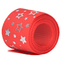 Miniatyrbild 3 av 10: 4 meter röd tryckt polyester spets tillbehör DIY presentförpackningstejp julband festivaler förpackningsbälte stil 4