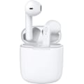 Pikkukuva 1 / 7: Langattomat nappikuulokkeet 40 tunnin toistoaika 8 tunnin jatkuva toistoaika Bluetooth-nappikuulokkeet, IPX6 vedenpitävä stereofoninen ääni Bluetooth-langattomat kuulokkeet mikrofonilla White
