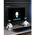 Miniatyrbild 3 av 3: Bluetooth Robot Högtalare Söt Bärbar Liten Stål Bluetooth