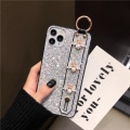 Miniatyrbild 5 av 5: Kompatibel med iPhone 13 Pro Max Bling Stativfodral L