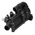 Miniatyrbillede 3 af 11: Termostat og Huskit 1149617 2S6G‑8250‑A2B 1149691 1149620 Passer til Ford Fiesta Mk5 1.3 Duractec 2001‑2008