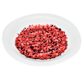 Pikkukuva 1 / 9: 50G DIY PVC ei-reikäinen pyöreä paljetti lavahäät vaatteet tarvikkeet lisävarusteet (punainen 5mm)